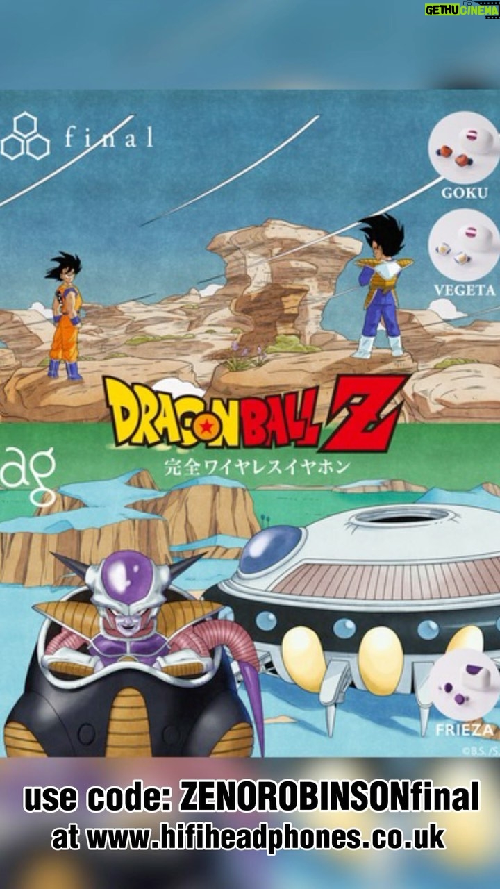 Zeno Robinson Instagram - YOOOOOOOO!!! As Gamma 2 would say, check out @final_audio ‘a greatest creation!!! Thank you SO much @jackrabbit.ltd.uk for gifting me this pair of these dope official Dragonball Z 🐉 collaboration headphones!! If you are wishing (😉) for a pair of these yourself, I’ve tagged them here and I’ll be dropping links below!! You can use my code: ZENOROBINSONfinal or my affiliate link (also below) to get yourself 10% off!!! www.hifiheadphones.co.uk Affiliate Link: https://www.hifiheadphones.co.uk/discount/ZENOROBINSONfinal?utm_campaign=final10&utm_medium=Upfluence&utm_source=Social