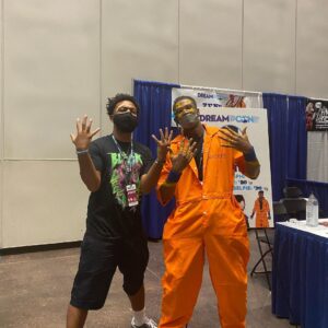 Zeno Robinson Instagram - @dreamconvention was exactly that. A dream come true. I truly love my people, and being surrounded by so many people who look like me, and are into the same things I’m into, truly made me feel at home. I got to link up with my brother @jclh_in_the_morning!! I never got to celebrate what me playing Hawks means to my people, and being able to celebrate not just that victory but all of the blessings God brought to me, at my first in person convention since Hawks and Ogun and Onyankapon, means everything. So many of you came to my table and told me how much it meant to you to see me and hear me on your screens and in your favorite anime and it means the WORLD. It means everything. When you say I inspire you, it’s truly you who inspire ME. I’m humbled, and blessed and driven to work even harder for you and for US. I loved being able to party with my people. I love my people. I love you all!!!! Definitely a highlight of my entire life. Thank you thank you THANK YOU RDC World for inviting me out, and acknowledging me as an artist and actor!! Thank you to @frishmaniac for coordinating and hooking it up. Literally eternally grateful to all of you ❤️❤️❤️❤️