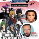 Zeno Robinson Instagram - We're excited to announce will be having a special panel at @weebcontexas were you will get a SNEEK preview at our second manga / Audiobook coming up. Introducing our latest cast members Zeno Robinson and Matthew David Rudd. We're thrilled to have you guys on board! 😀 #IridescentManga #Weebcon2023 Gaylord Texan Resort Hotel & Convention Center
