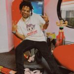 Zeno Robinson Instagram - I hit up @shopgoldenant ‘s Astro Boy pop up in Lil Tokyo the other day! The collection was super cool and I love Astro Boy and old school anime! The aesthetic in the store was one of my favorite parts! The chain and the tshirts were fireeeee. Check them out!! 📸: @krystalshanellee