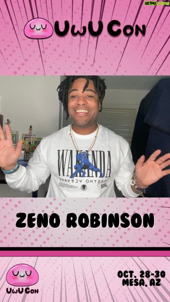 Zeno Robinson Instagram - Why is @childish_gamzeno fumbling with the camera so endearing?? 🥹🤗💕 UwU Con—are you ready for Zeno Robinson?! 😱😭 Only TWO DAYS until you all get to meet the voice of #Hawks in #MyHeroAcademia and #Gamma2 in #dragonballsupersuperhero! Join us this weekend on Oct. 28-30 at @bellbankpark in Mesa, Arizona for @uwuconaz! 🥳 Badges on sale at uwucon.com! 💕 Legacy Park, Arizona's Premier Sports & Entertainment Complex