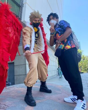 Zeno Robinson Instagram - AX 2022 BAYBEEEEEEEE.

It was my first time as a guest and it was a MOVIEEEEEEEEE. 

#boxlunchaxparty went CRAZY, @boxlunchgifts  thank you for having me and taking care of me. 

@toei_animation thank you for everything!! @steveaoki was amazing 🙏🏾 
@sonicboomb0x thank you thank you for the amazing event y’all threw too!! 

And I loved meeting every single one of y’all who came to see me. 🙏🏾❤️