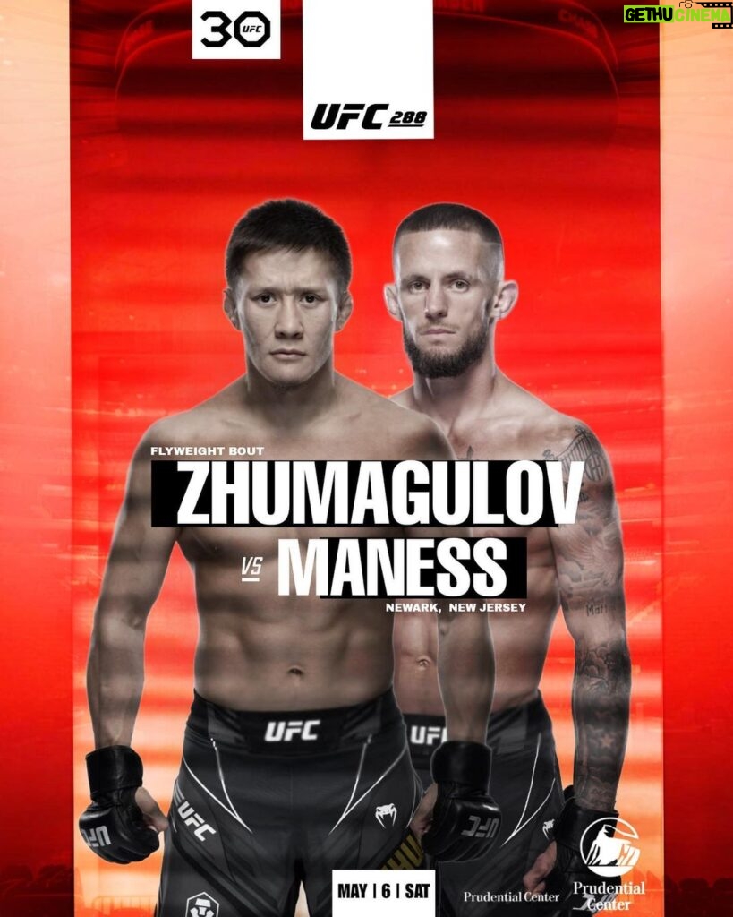 Zhalgas Zhumagulov Instagram - «UFC 288» will be May 6th in New Jersey.