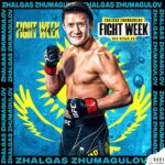 Zhalgas Zhumagulov Instagram - FIGHT WEEK! UFC vet @zhumagulov_zhalgas is back and looking for a win this weekend at #UFCVegas65 on @espnmma! 🇰🇿 #RubySE