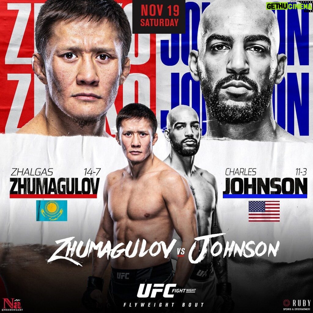Zhalgas Zhumagulov Instagram - Поехали 🦾 #UFC #UFCFIGHTNIGHT