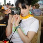 Zhang Meng'er Instagram - Love this camera my dad gave me. I’m not use to manual focusing so I haven’t taken any good photo with it yet, but I have a lot of good photos with it😜