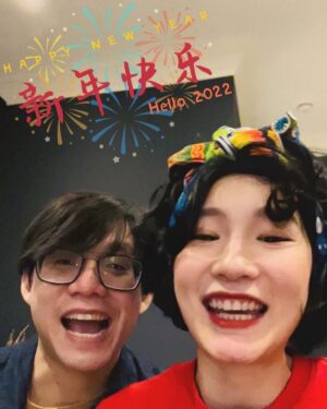 Meng'er Zhang Instagram - Happy New Year 🎆🎊🎈 
Wish everyone an amazing 2022!