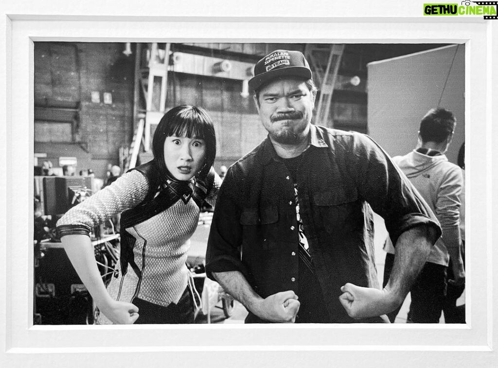 Zhang Meng'er Instagram - I was extremely lucky to have @destindaniel as the director of my first film. He gave me the utmost trust. The first time I went to see myself in the monitor, he said “tell me what you see and how you feel, so I can help you better.” He was always patient with me, always clear about what he wants without giving me any pressure. He understands my weirdness and protects it. Because of him, this movie is and will forever be so special. ♥️@shangchi 📸 @jasinboland