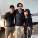 Zhang Meng'er Instagram - Things that you probably don’t know about these people and why I love them. PART 3. P1-Tony’s an introvert like myself. The longest conversation we had was 3 sentences long: Tony: “Do you like surfing?”☺️ Me: ” l, I can’t swim...”😳 Tony: ”Oh, I, I love surfing...” ☺️ Watching his performance is like looking at the ocean: calm and subtle on the surface, but you can feel the waves and great depth underneath. I was too shy to tell him that. But I think I should learn to swim ASAP. @tonyleung_official P2- Nora’s the coolest! Always gives me super helpful advice! Every time we hang out, she always passes the wheel to me, because she knows that I’m shy, and she doesn’t want me to miss out. She takes care of me in a very understanding and protective way♥️. Also, if you see her laughing to her phone, it must be her watching funny animals videos. @awkwafina P3- Simu’s like a real brother to me, caring, and annoying sometimes. We play a lot of games together, and he never lets me win! I’ve mastered his winning skill for VR boxing: after we touch gloves at the beginning, he’ll throw his punches without a hesitation before I even notice. But he let me hit him countless time in real life during training and always cheering for me♥️Never let him “panic order” when the restaurant tells us it’s last call, he’ll basically order the whole menu. @simuliu