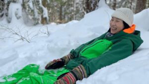 Meng'er Zhang Instagram - So much fun! So much snow! Happy holiday everyone!