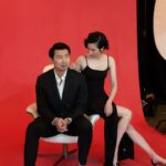 Zhang Meng'er Instagram - We are such posers🖤 More bts ～ @mellylee_ @character.media 📹 @yung_and_the_dangerous Hair and Makeup @ericka_verrett