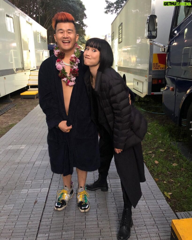 Zhang Meng'er Instagram - Things that you probably don’t know about these people and why I love them. PART 2. P1-Hanging out with Benedict Wong; He’s a man of action! One day, we were texting trying to figure out where to hang out, and he texted us “I’m down stairs”. He doesn’t waste time! He’s given me useful exercises to help me with my articulation. He has an amazing voice! I wanna do a musical with him! @wongrel P2-Ronny’s wrap day; Ronny takes recycling very seriously, he would get mad if napkins or food got wasted. He roasted everyone, yet he is still so romantic when he’s with his wife. @ronnychieng P3-Fala’s dumpling tutorial on Chinese New Year; She’s all about spice! When she’s wrapped, she gave me a whole bunch of Chinese spices and hot pot ingredients before she left. She’s like a big sister to us. @falachenfala P4-Doing press with Sir Ben; I asked Sir Ben so many questions about performing... every time he saw me approaching with my notebook, he would look at me and say “tell me dear, what is it?” #sirbenkingsley