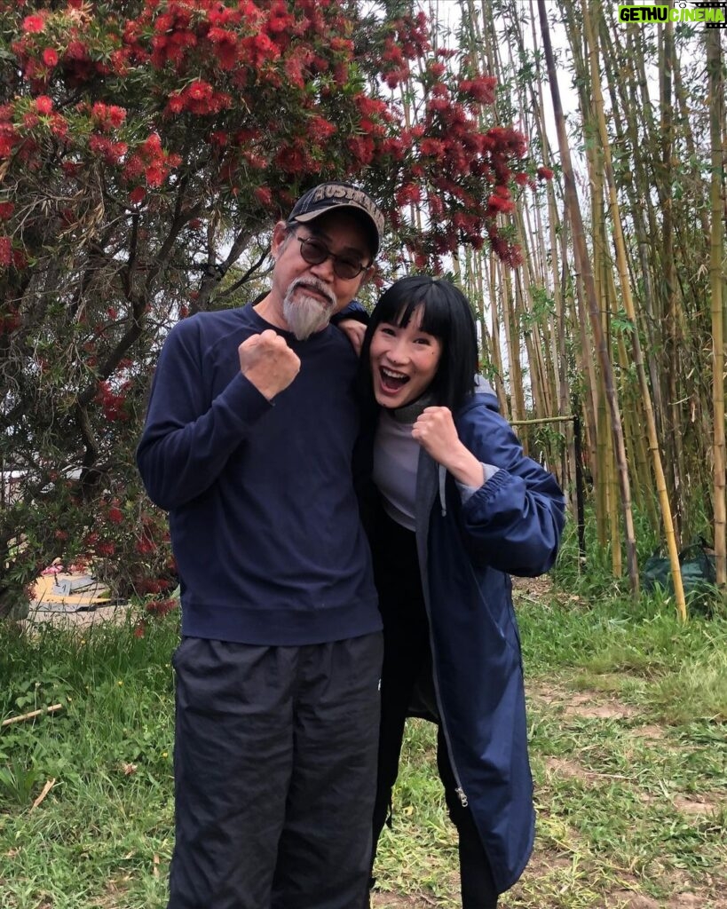 Zhang Meng'er Instagram - Things that you probably don’t know about these people and why I love them. PART 1. P1-Michelle’s wrap day; I thought she was serious before I met her because of the roles she played. But actually she’s a complete goofball that lights up the room with her energy. @michelleyeoh_official P2-Florian and I trying to figure out whose muscles are bigger; well, obviously him. Once he told a joke, I laughed so hard that fell with my chair, and he grab me and my chair with one hand. He’s very afraid of cockroaches. @bignasty P3-🙄when you look at someone who’s so much taller than you P4-Master Yuen’s wrap day; Master Yuen’s always chill. I remember once we were in the makeup trailer, Florian was watching a football game and he screamed suddenly because of a goal. We were all frightened, only Master Yuen so calm, turned around with a smile on his face. He’s a real master. #yuenwah P5-Andy on a boat; Andy may look like a tough fighter, but his real weakness is seasickness. @andyle_official