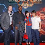 Zhang Meng'er Instagram - I always have fun with my Shang-Chi family! Thanks @awkwafina for moderating our crazy Q&A Please brother stop dancing in all your entrances @simuliu Thank you for the sweet words @destindaniel Thank you @goldhouseco for having us! See you all Sept 3rd for the opening of our incredible film, Shang-chi and The Legend of the Ten Rings #shangchi My fierce GLAM team Style @kevinmichaelericson Hair @jennychohair Makeup @rachelgoodwinmakeup @gettyimages