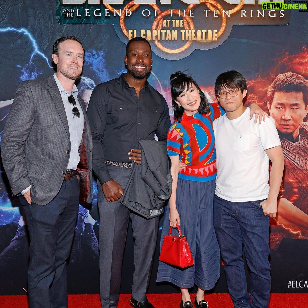 Meng'er Zhang - 23.8K Likes - I always have fun with my Shang-Chi family! Thanks @awkwafina for moderating our crazy Q&A
Please brother stop dancing in all your entrances @simuliu
Thank you for the sweet words @destindaniel
Thank you @goldhouseco for having us!
See you all Sept 3rd for the opening of our incredible film, Shang-chi and The Legend of the Ten Rings
#shangchi
My fierce GLAM team
Style @kevinmichaelericson
Hair @jennychohair
Makeup @rachelgoodwinmakeup
@gettyimages