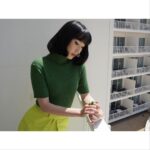 Zhang Meng'er Instagram - My variant in the 60’s! Swipe to the end to see my expression when my interviewer brings out his Xialing action figure at the same time as me! GLAM RANGERS! Style @kevinmichaelericson Hair and photo @renatocampora Makeup @rachelgoodwinmakeup