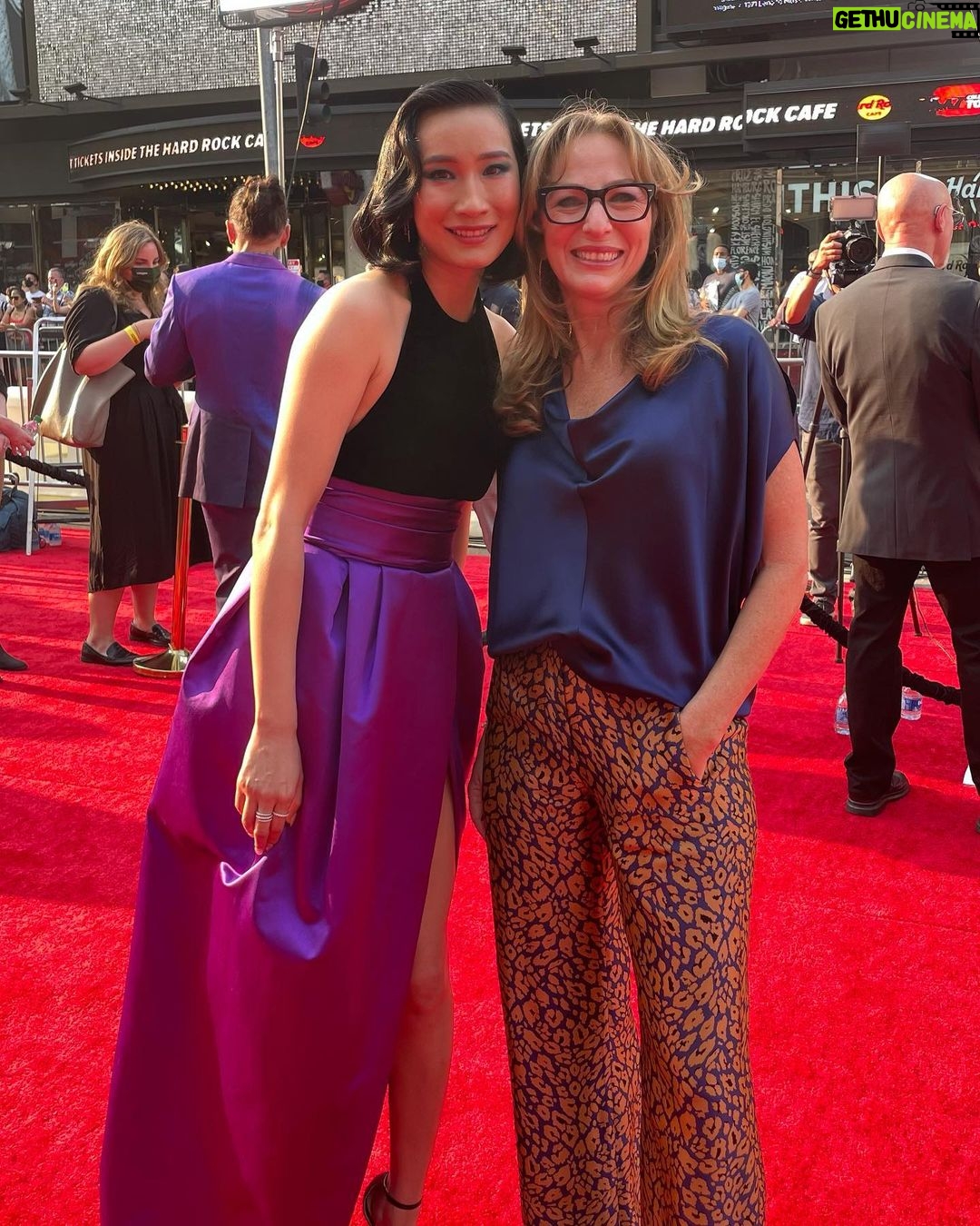 Meng'er Zhang - 21.5K Likes - Hello, I am the new kid on the block!
I was just a theatre girl who sent in a self-tape for a feature film not knowing it was a Marvel movie… I wanna thank @sarahfinncasting for believing in me. And of course @destindaniel who saw Xialing in me, and trusted in me without a doubt, you’re the soul of this film. I’m so grateful for @cnewirth for taking such good care of me on my first featured film. And Jonathan Schwartz for always supporting me.
I’m such a lucky girl, the cast of Shang-Chi are like a real family to me. We’ve laughed, we’ve cried, and endlessly roasted each other. I cannot wait for everyone to see this incredible film that we poured all our hearts, punches, and kicks into making.
#shangchi
Team Amazing:
Publicist @charlene
Style @kevinmichaelericson
Hair @renatocampora
Makeup @rachelgoodwinmakeup
Nail @nailsbyshige
📸 @gettyimages
@yung_and_the_dangerous
@cnewirth
@martialclubofficial