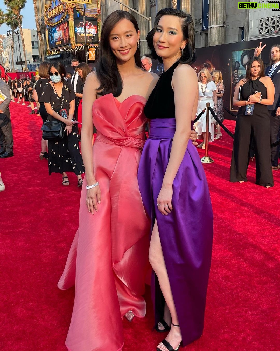 Meng'er Zhang - 21.5K Likes - Hello, I am the new kid on the block!
I was just a theatre girl who sent in a self-tape for a feature film not knowing it was a Marvel movie… I wanna thank @sarahfinncasting for believing in me. And of course @destindaniel who saw Xialing in me, and trusted in me without a doubt, you’re the soul of this film. I’m so grateful for @cnewirth for taking such good care of me on my first featured film. And Jonathan Schwartz for always supporting me.
I’m such a lucky girl, the cast of Shang-Chi are like a real family to me. We’ve laughed, we’ve cried, and endlessly roasted each other. I cannot wait for everyone to see this incredible film that we poured all our hearts, punches, and kicks into making.
#shangchi
Team Amazing:
Publicist @charlene
Style @kevinmichaelericson
Hair @renatocampora
Makeup @rachelgoodwinmakeup
Nail @nailsbyshige
📸 @gettyimages
@yung_and_the_dangerous
@cnewirth
@martialclubofficial