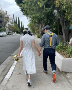 Zhang Meng'er Instagram - We’re married! Yung, my best friend, my treasure, the most beautiful human being I’ve ever met! We’ve never been apart since day 1. Life with you is like in Disney land, simply happy and full of exciting adventures! You’ve never had a doubt in me, and also have never trusted me in my driving which is very wise. I’m ready for anything ahead of us with my hand in yours!♥️ Ps: no proposal, no rings, no wedding, why do we need such things when we have each other anyway~ we had our ceremony with the company of few good friends. Our parents couldn’t be there, but their love is always with us, they’re the coolest parents ever!🤟🤟🤟🤟 5.10♥️ @yung_and_the_dangerous Los Angeles, California