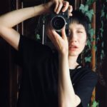 Zhang Meng'er Instagram - Love this camera my dad gave me. I’m not use to manual focusing so I haven’t taken any good photo with it yet, but I have a lot of good photos with it😜
