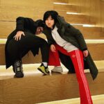 Zhang Meng'er Instagram - Posers on the stairs 😎 📸 @yung_and_the_dangerous and my mom