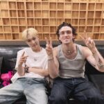 Zhang Yixing Instagram - So incredible working with you. @lauvsongs