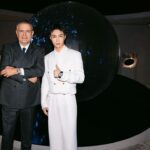 Zhang Yixing Instagram - Feeling thrilled☀️Great moment with @hublot CEO @ricardoguadalupe #HublotFamily