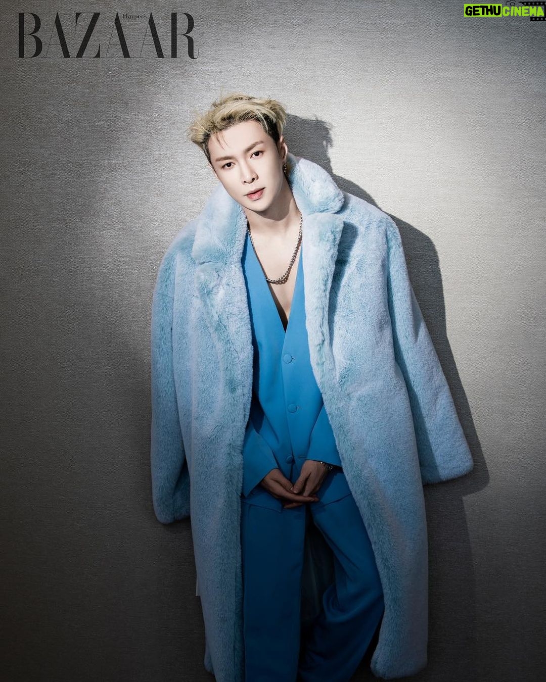 Zhang Yixing Instagram - Thank you @bazaarvietnam for having me on the April cover^^
