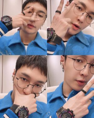 Zhang Yixing Instagram - Take off @hublot