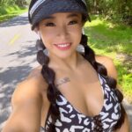 Zhao Xia Instagram - Happy Saturday! 45 miles biking. 🚴🏻‍♀️💨🤪😜🤭 . . . . . . #cardio #bicycle #live #vlog #happy #mood #weekend