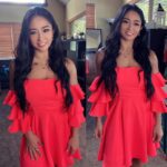 Zhao Xia Instagram - I does like the workout outfits , but also like the beautiful dress too.🤭💃🏻❤️. #outfit #dress