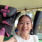 Zhao Xia Instagram - Workout with my niece , she’s so adorable right? 🥹🥰🥊🥊