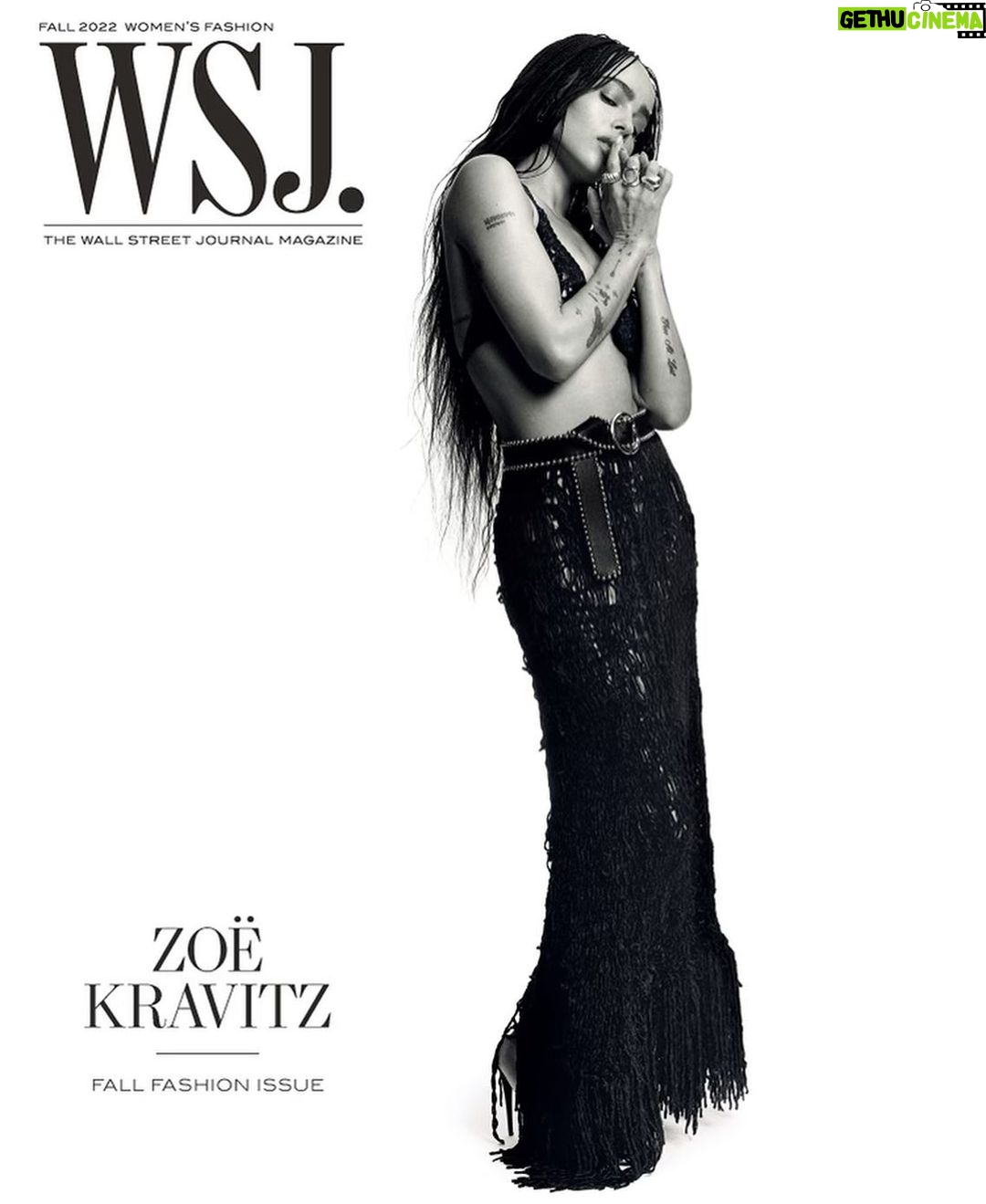 Zoë Kravitz - 697K Likes - thank you @wsjmag