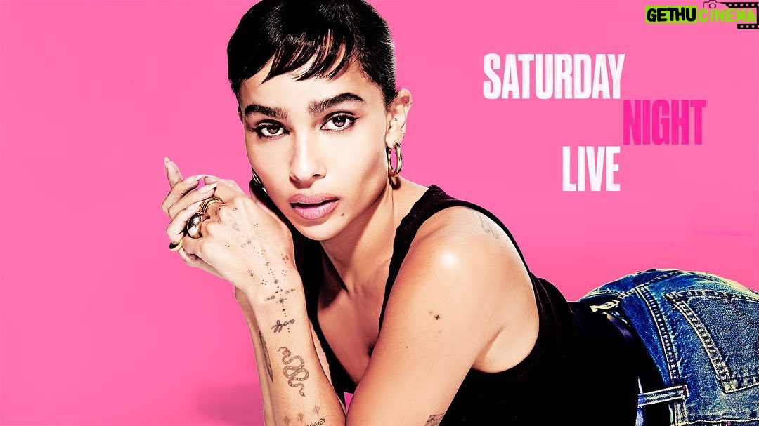 Zoë Kravitz - 804.6K Likes - wow. thank you @nbcsnl what a ride. 😇