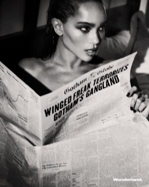 Zoë Kravitz Instagram - (@thebatman is out.)