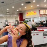 Zoe Colletti Instagram - Can we get the bill? 💗💜💚 In N Out