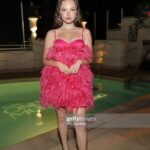 Zoe Colletti Instagram - Season 2 of Only Murders in The Building is streaming NOW! So absolutely honored to be a part of this incredible cast 🎀🤍 …………………………………………………… Styling: @shea.daspin Hair: @scottkinghair Makeup: @lilly_keys Dress: @alamourthelabel Bag: @susan_alexandra Shoes: @shoedazzle Jewelry: @mahrukh.akuly.jewelry Los Angeles, California