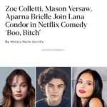 Zoe Colletti Instagram - Uh oh here we go!!! So excited to be joining the @netflix family! Stay tuned!! 👻🤍 Los Angeles, California