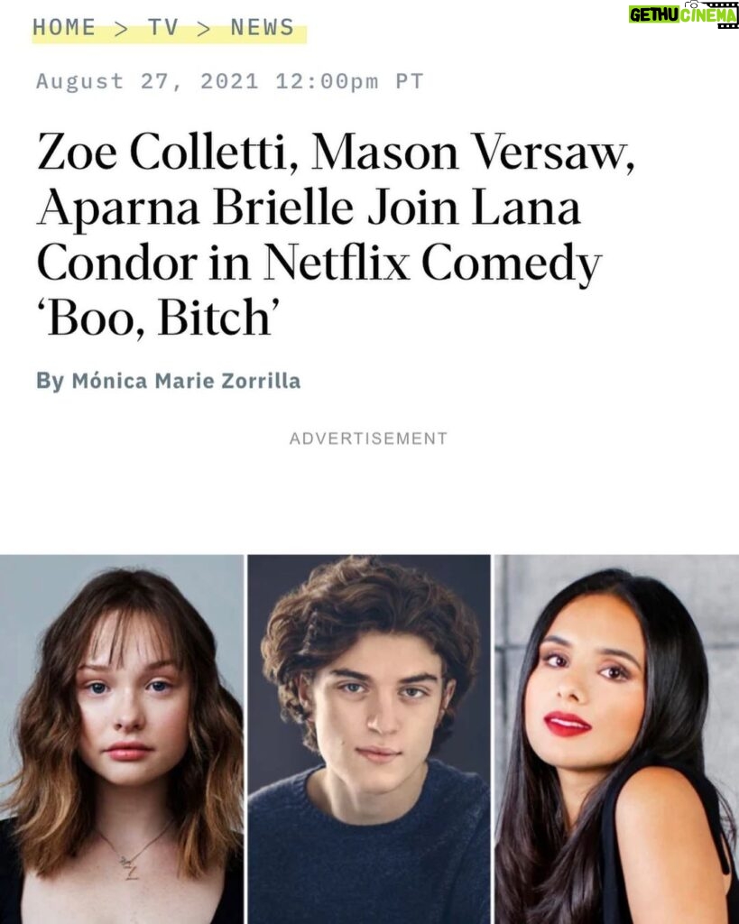 Zoe Colletti Instagram - Uh oh here we go!!! So excited to be joining the @netflix family! Stay tuned!! 👻🤍 Los Angeles, California