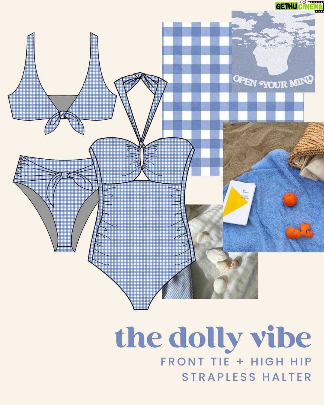 Zoe Colletti Instagram - @zoecolletti x @kitty_and_vibe IS HERE! Swipe to meet the vibes and styles in our most romantic swimwear collection yet. Available to shop now! 🎀✨