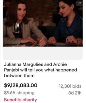 Zoe Lister-Jones Instagram - I am so proud of what we at @tusctogether have accomplished with our eBay auction benefiting crew healthcare, and even more proud of sparking these fake auction memes. The real shit is almost as outrageous though (we got 43M impressions in the last five days!) and those items are still available to bid on. Visit the link in my bio and help support out of work crew as the strikes barrel on ❤️ shout out to the rest of the @tusctogether team for busting asses behind the scenes to make this a reality @avivayael @moe_money987 @paulscheer @andreasavage @amy.seimetz.1981 @lenadunham @tara_miele @susannafogel #lizbenjamin @mptf @alma.harel @freethework. It takes a village which is what this is all about #theunionsolidaritycoalition #unionstrong