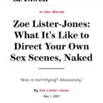 Zoe Lister-Jones Instagram - Wrote a piece for @glamourmag about directing my own sex scenes (comma naked) in #sliptheseries 📷 @jill.greenberg
