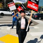 Zoe Lister-Jones Instagram - Unions protect people over profits. Strike. #wgastrong #wgastrike