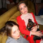 Zoe Lister-Jones Instagram - sometimes you need to hold a dog