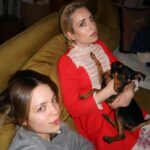 Zoe Lister-Jones Instagram - sometimes you need to hold a dog
