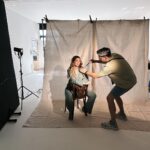 Zoe Sugg Instagram - ad (brand collaboration) ✨ Wanted to share a little BTS of the shoot with @carrie_elizabeth_jewellery and @carrie_elizabeth_dennahy! It was such a fun afternoon and the pictures are some of my favourites ever. Can’t wait to share more of the ‘Intentions Collection’ with you when it launches TOMORROW 🙌🏼 Head to the end of this slide for a sneak peek 👀 Also love that Carrie was pregnant on the last shoot we did for our previous collection and this time I was 🥰 P.S. incredibly talented @_saskialawson behind the lens & equally talented @adamcookehair who gave me THE BEST HAIR that I miss every day since this shoot 🤣