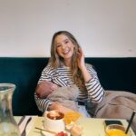 Zoe Sugg Instagram - Week 5 of 2024 ✨ This week I think the overall vibe was “feeling more myself” I don’t think I’d quite realised how long (since the first trimester of pregnancy basically) that I just haven’t quite felt like me. Whether that was the pregnancy itself & everything that comes with growing a human both mentally and physically and then birth and recovery & newborn tiredness that follows. This week I felt my energy creep back, but not just that, I started to notice things a bit more and felt them more deeply too. Almost felt like a mental and physical cloud had lifted slightly (One I got so used to I didn’t realise it was there) if you’re in the depths of pregnancy or early post partum life, I hope this resonates somewhat! You will recognise yourself again, sometimes it just takes a bit of time ♥️ (and in the mean time, look at what you’ve created!!) x 1. Alfie & I went for a little date morning breakfast at @oeuf.cafe (with a teeny third wheel in tow) 2. Outfit mirror pic! Tap to see where things are from! 3. Hair was looking glorious thanks to the refresh from @samantha.cusick and the fact that I’d actually spent some time on it 😜 4. If you don’t order “frumpets for the table” when you go to @oeuf.cafe then you’re doing it all wrong! (Highly recommend the apple crumble ones!) 5. This little lady is becoming more and more expressive and it’s the cutest! She has really started interacting with us 🥰 6. O has been really into painting & drawing this week which has been so cute to watch. I think she would happily sit and do this for hours and she only painted her lips once 😅 7. Lots of walks in the evening light which has been so good for my brain! It might take us a while to bundle everyone up and actually leave the house but once we have it’s so worth it! 😂 8. Managed to get out and sort my nails out with @bw.nails at @bw.collective11 (hadn’t had them done since Novie has been born!) 9. Went for breakfast with the gjrls to meet auntie @poppydeyes at @theflourpotbakerybrighton and it was so lovely!! 10. 8 weeks of Novie 🧸