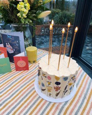 Zoe Sugg Instagram - Had the most special day yesterday celebrating turning 33 🎈🎈 

1. Ottie’s little face when the cake came out 🥹 She genuinely thought we were celebrating her birthday all day and it was adorable. 
2. Breakfast platter of dreams from @stylisheatsuk as always ♥️ I can’t tell you how absolutely incredible those scotch eggs are. 
3. Alfie whisked me away to the spa at @beaverbrook for the afternoon
4. Dreamy!!
5. Birthday cake by the incredible @bunston_bakes ✨ That scalloped buttercream 👌 
6. Family photo! Ottie was saying “cheeeeeeeeeeeeeeeeeessssssssseeeeee” for a very very long time 😂 
7. Reunited with @markyyferris, our fave! 
8. Alfie had arranged for a pizza tent to come over for the evening which went down SO WELL! Honestly they were incredible! @lovespizzaco 
9. SO SO GOOD. 🤤 
10. Champagne piggy backs!
