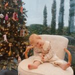 Zoe Sugg Instagram - Just spreading some festive cheer with these photos of Ottie that I took the other day in her adorable Christmas pjs. She’s such a little character and it’s so lovely to see. Hope you’ve enjoyed seeing a little more of her in vlogmas over the past couple of weeks 🥰
