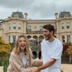 Zoe Sugg Instagram - Celebrated 10 years with @alfiedeyes yesterday at the gorgeous @beaverbrook hotel! Can you believe it’s been an entire DECADE? And what a decade it’s been ♥️ And yes, we do look like a pair of matching bellends because Alfie basically copied my outfit & then I put on the same pair of shoes 😂